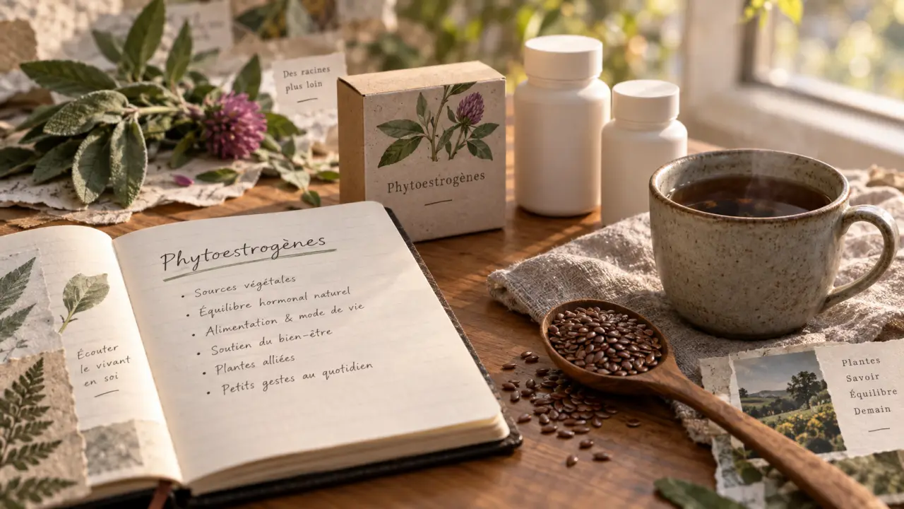 Phytothérapie ménopause : tisane et graines pour bouffées sans phytoestrogènes