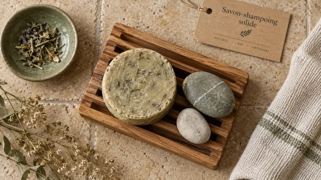 Savon shampoing solide bio : saponifié ou à tensioactifs, quel choix pour mieux rincer ?