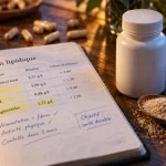 Complément alimentaire cholestérol : bilan lipidique LDL HDL, gélules, phytostérols, levure de riz rouge, ail noir