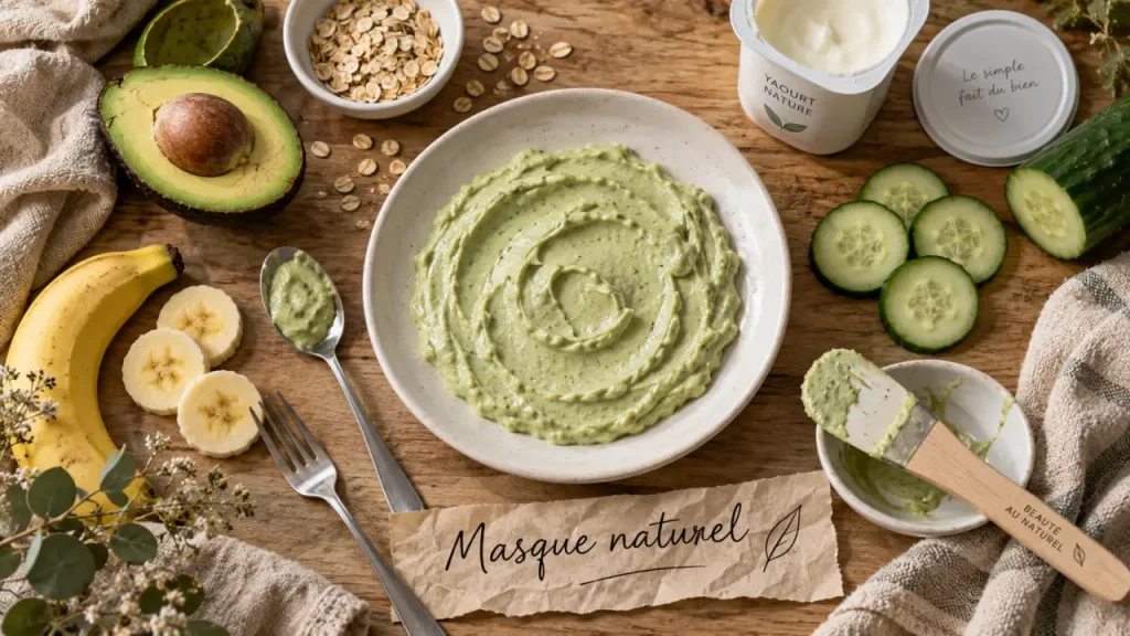 Masque naturel pour le visage : 4 recettes selon votre type de peau
