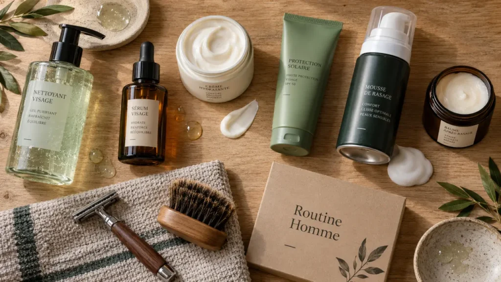 Produits de beauté homme : les soins essentiels pour une peau fraîche et confortable