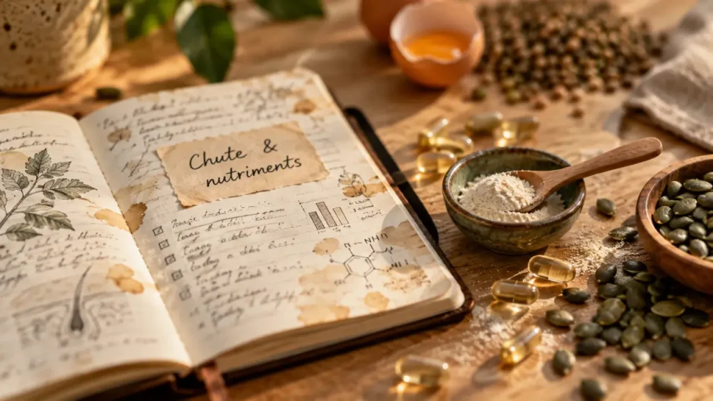 Vitamines pour cheveux qui tombent : identifiez d’abord la carence en cause